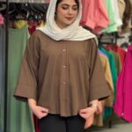 شومیز زنانه مدل چاکلت