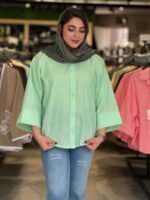 شومیز زنانه مدل چاکلت - تصویر 4