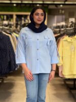 شومیز زنانه مدل جیب بندی - تصویر 9