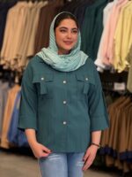 شومیز زنانه مدل جیب بندی - تصویر 7