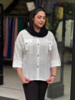 شومیز زنانه مدل جیب بندی - تصویر 8