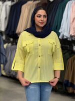 شومیز زنانه مدل جیب بندی - تصویر 6