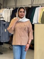 شومیز زنانه مدل جیب بندی - تصویر 3