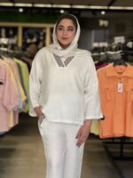 شومیز شلوار زنانه مدل لامیا - تصویر 6