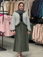 کت دامن زنانه مدل چین چیلا - تصویر 4