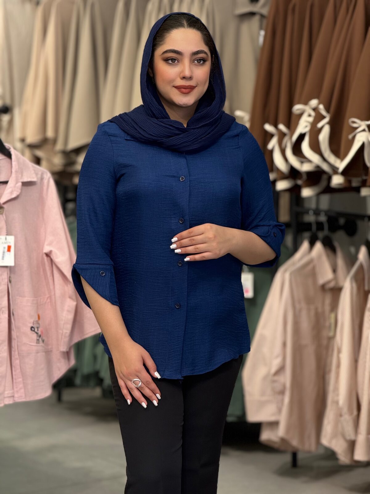 شومیز زنانه مدل یاسی - تصویر 7