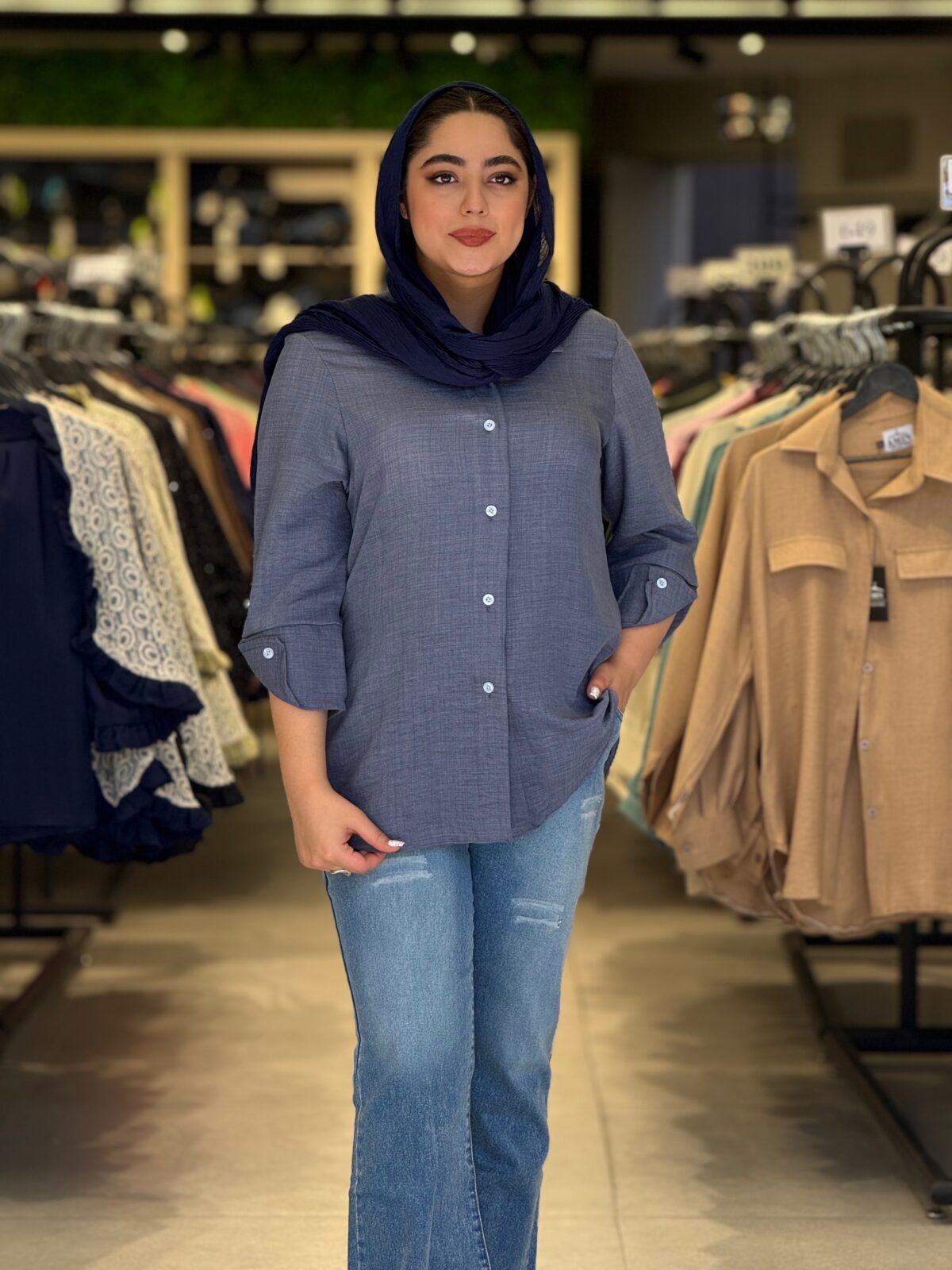 شومیز زنانه مدل یاسی - تصویر 4