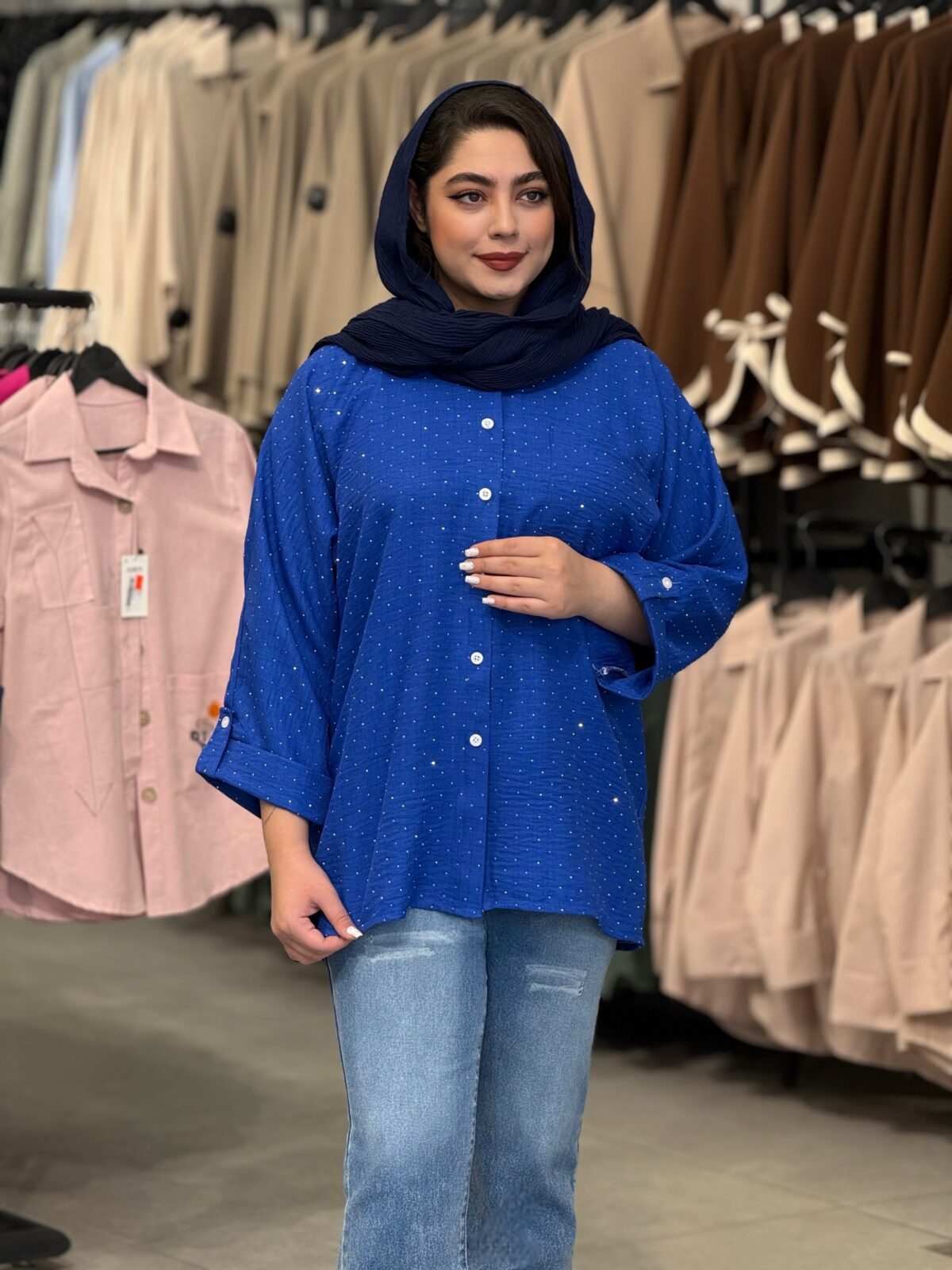 شومیز زنانه مدل نگین - تصویر 11