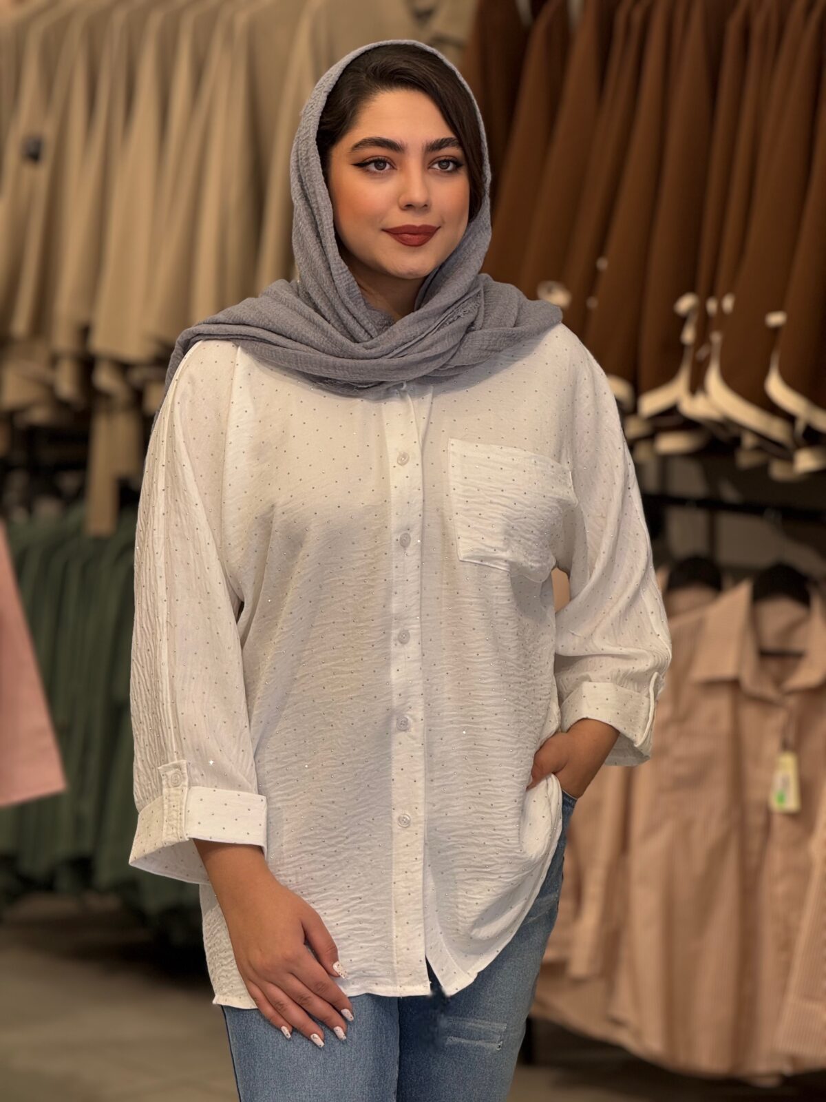 شومیز زنانه مدل نگین - تصویر 4