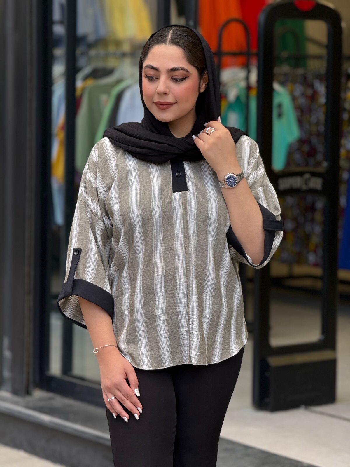 شومیز زنانه مدل نیکان - تصویر 5