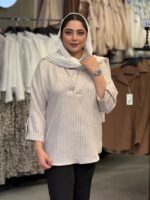 شومیز زنانه مدل گلی - تصویر 7