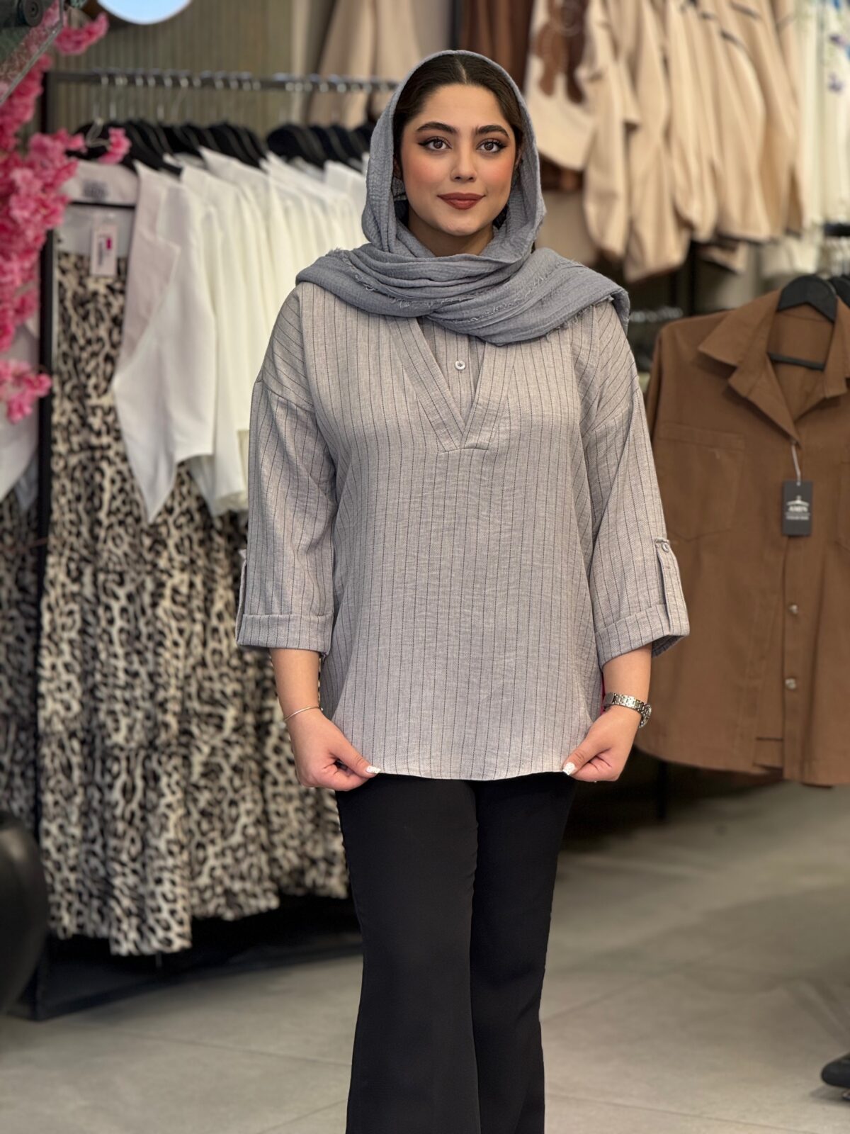 شومیز زنانه مدل گلی - تصویر 6