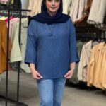 شومیز زنانه مدل گلی