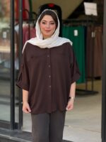 شومیز زنانه مدل خفاشی - تصویر 8