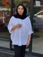 شومیز زنانه مدل خفاشی - تصویر 6