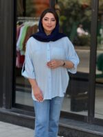 شومیز زنانه مدل خفاشی - تصویر 5