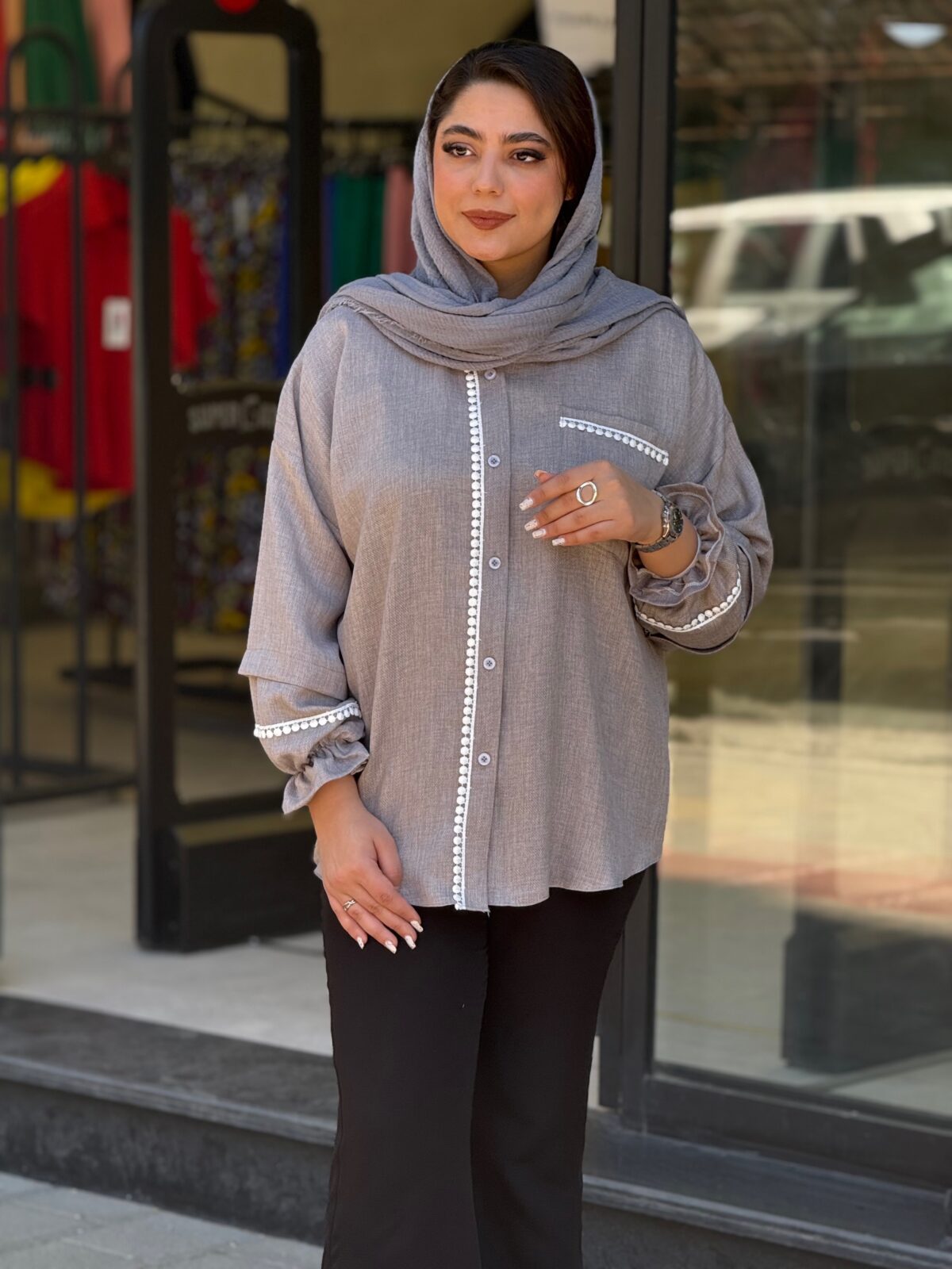 شومیز زنانه مدل ویدا - تصویر 4
