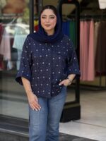 شومیز زنانه مدل بیتا گلی - تصویر 11