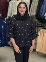 شومیز زنانه مدل بیتا گلی - تصویر 10