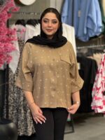 شومیز زنانه مدل بیتا گلی - تصویر 9