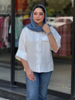 شومیز زنانه مدل بیتا گلی - تصویر 5