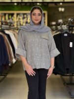 شومیز زنانه مدل بیتا گلی - تصویر 3