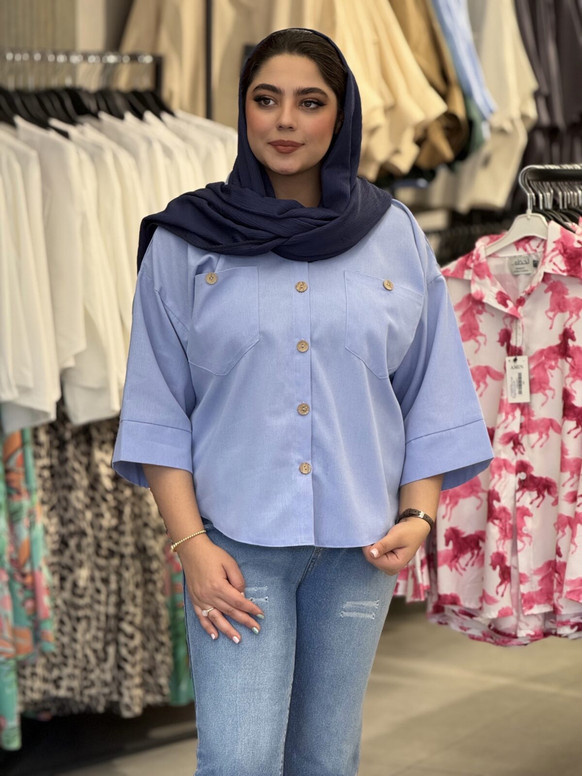 شومیز زنانه مدل بهارناز - تصویر 4