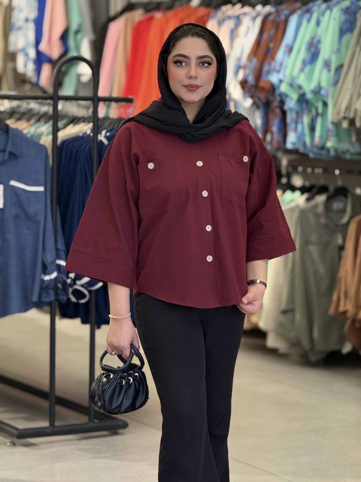 شومیز زنانه مدل بهارناز - تصویر 7