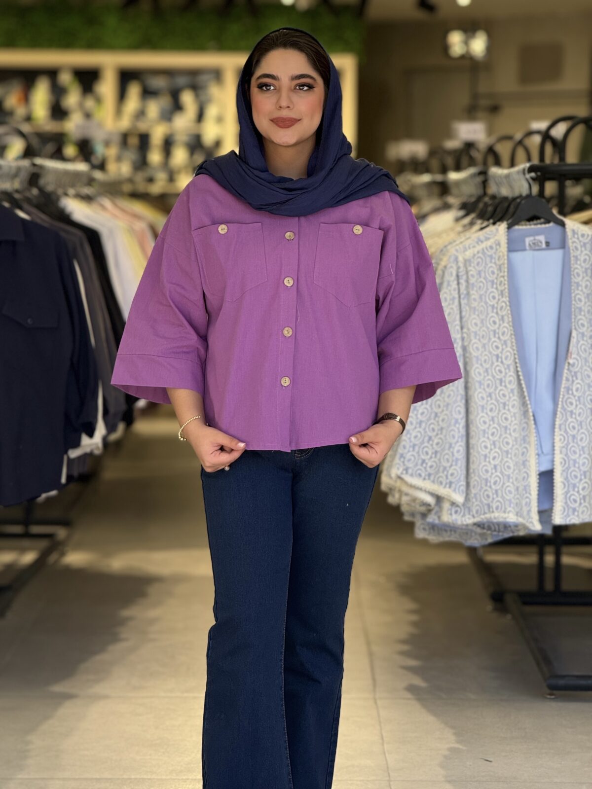 شومیز زنانه مدل بهارناز - تصویر 3