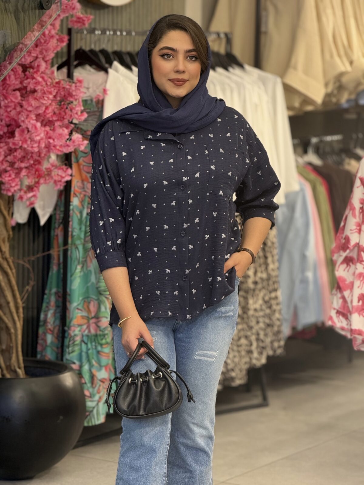 شومیز زنانه مدل حنا نیو - تصویر 4