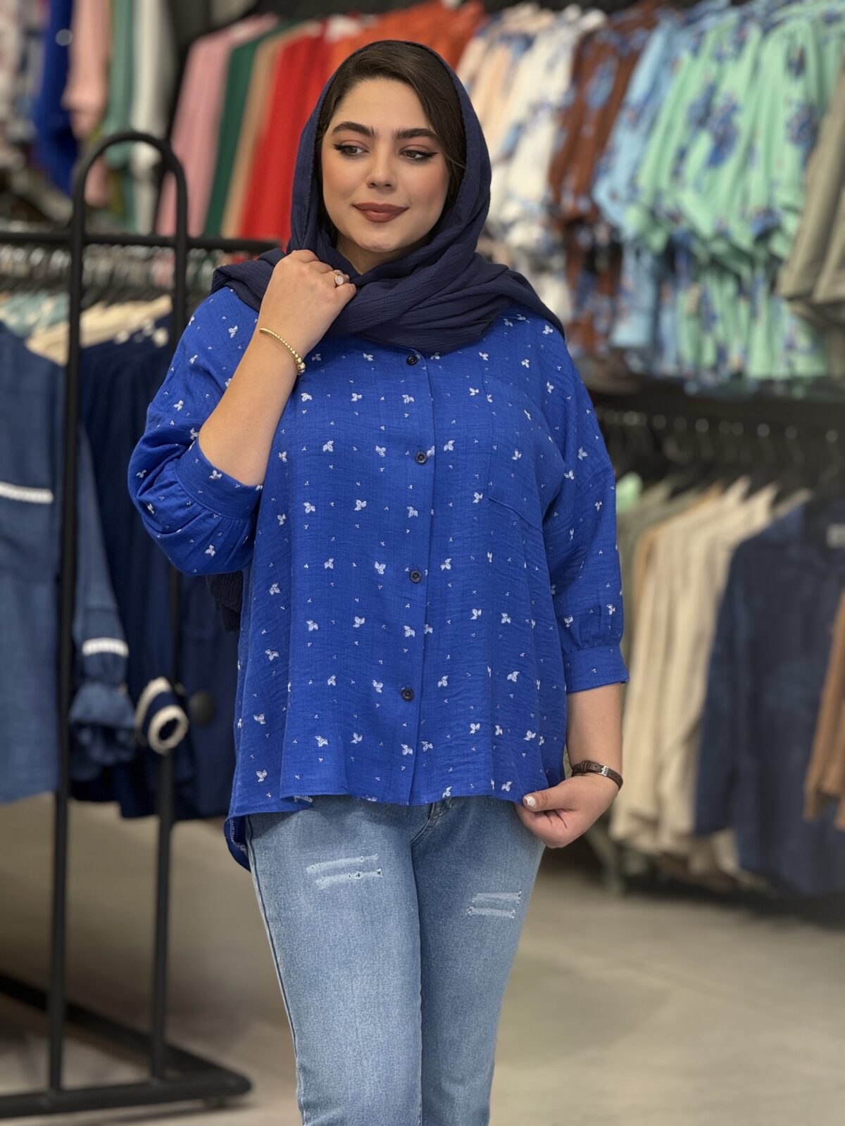 شومیز زنانه مدل حنا نیو - تصویر 7