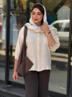 شومیز زنانه مدل حنا نیو - تصویر 10