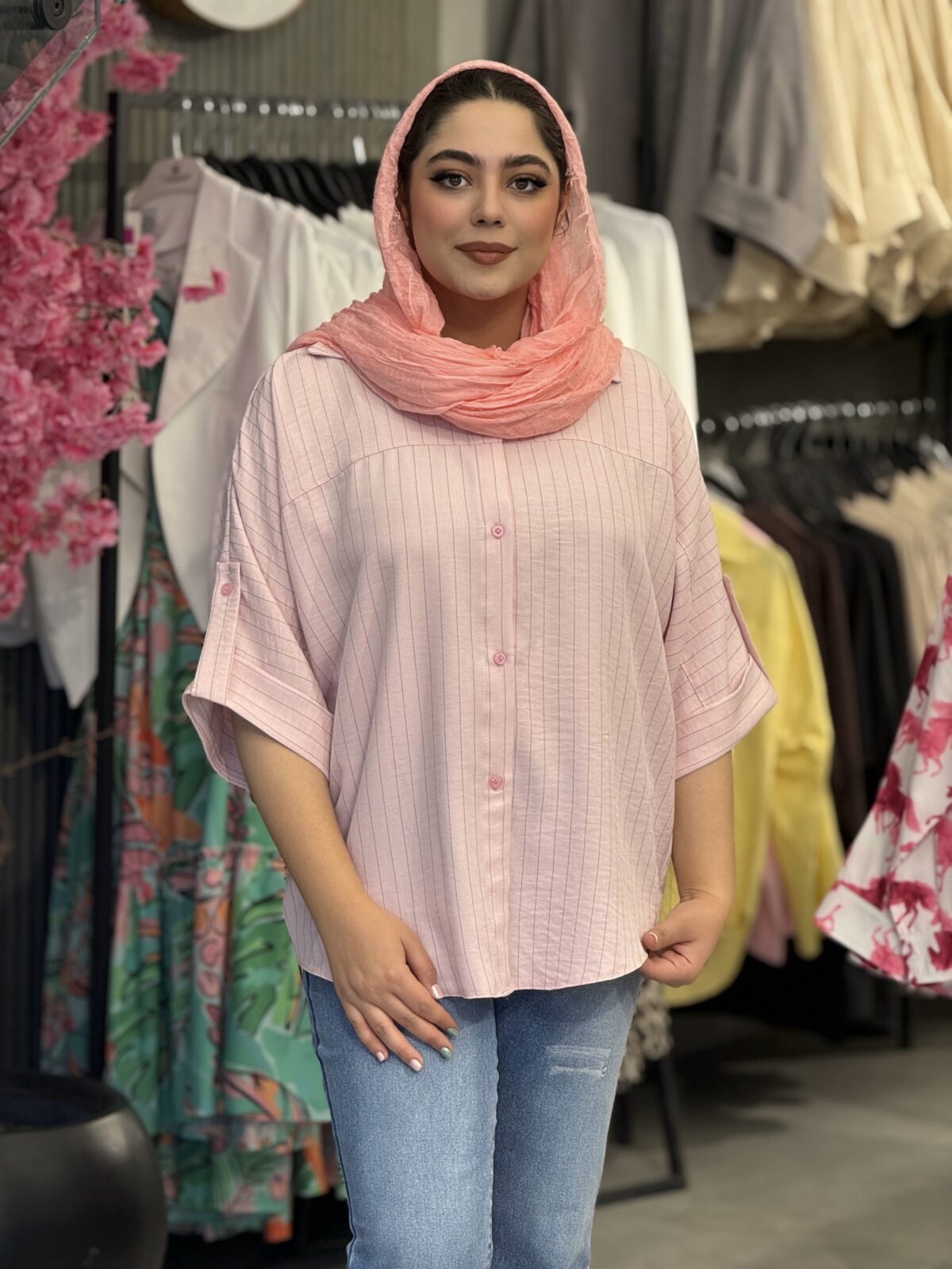 شومیز زنانه مدل یقه آرشال - تصویر 5