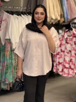 شومیز زنانه مدل یقه آرشال - تصویر 4