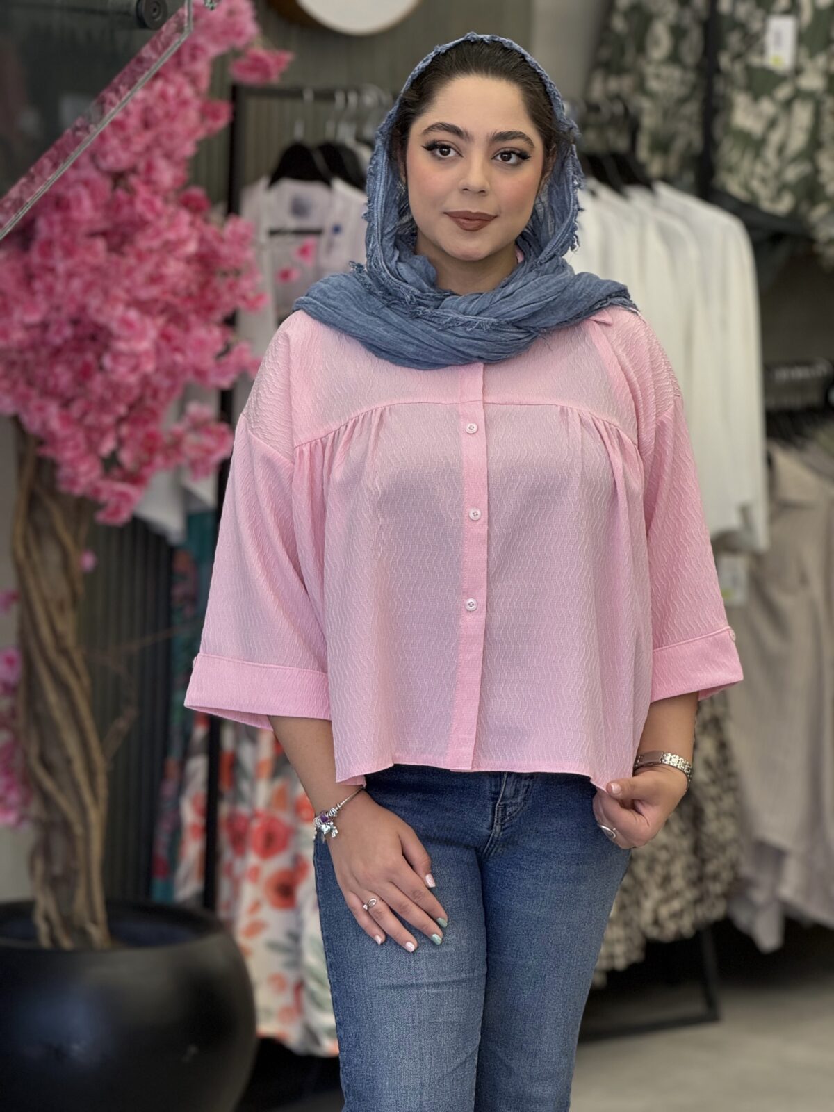 شومیز زنانه مدل عروسکی - تصویر 2