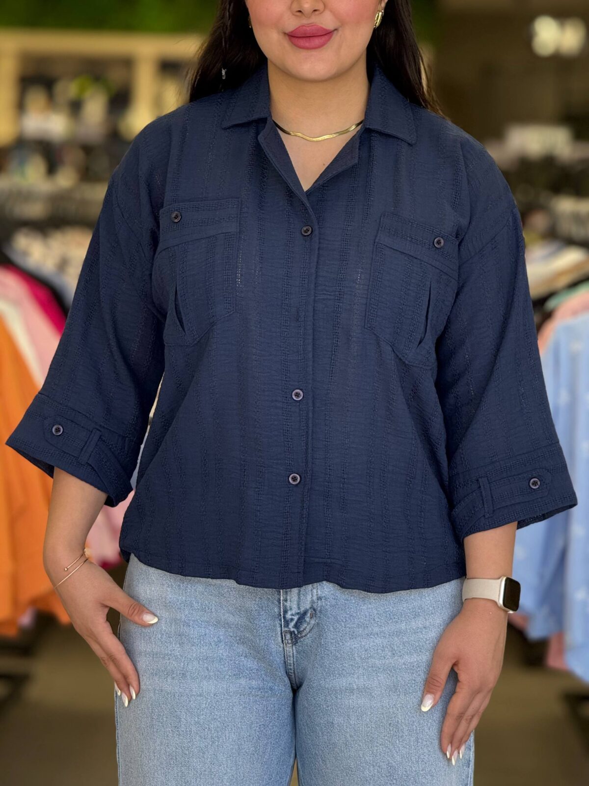 شومیز زنانه مدل زیپی - تصویر 2